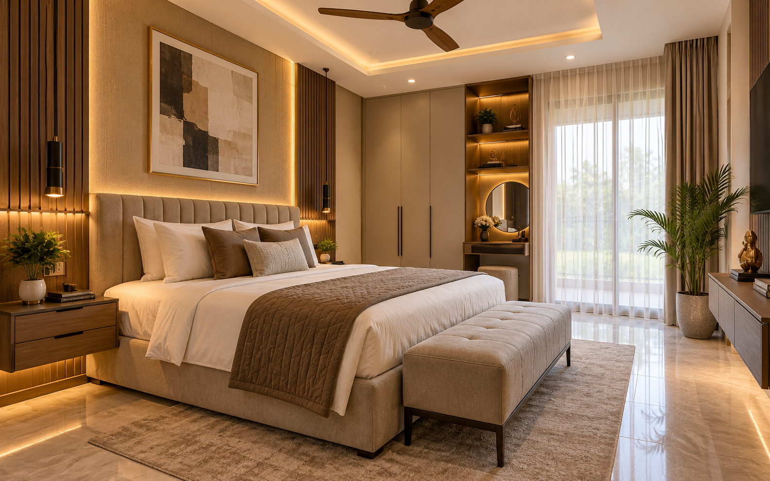 Bedroom Interior Design in Haldwani